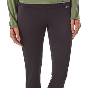 Black Patagonia Capilene Midweight Bottoms (XL)